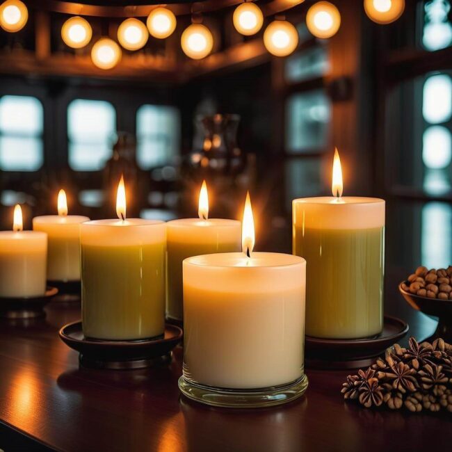 Bezpieczeństwo podczas palenia świecy