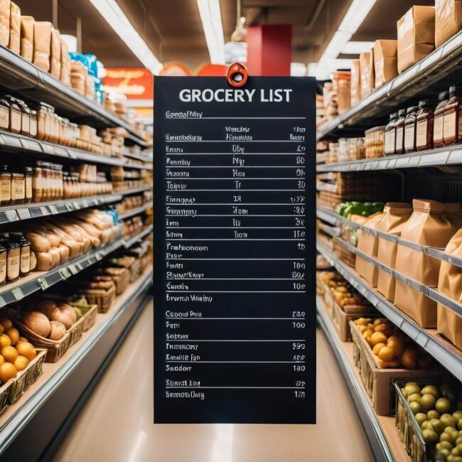 Co kupić na tydzień do jedzenia