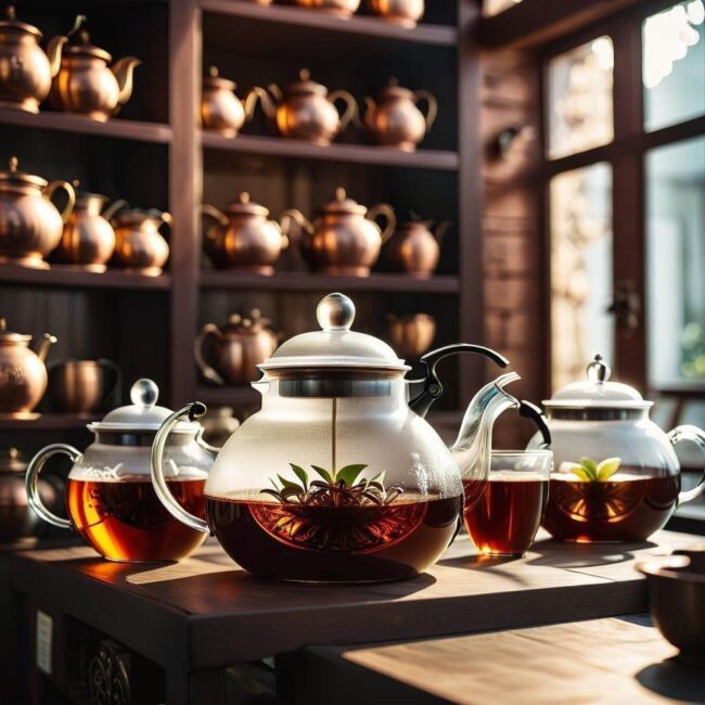 Czajniki z kamienia do parzenia herbaty