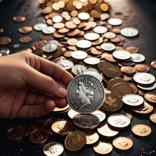 Czyszczenie monet krok po kroku