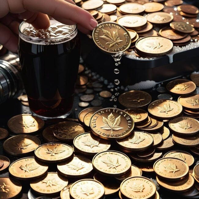 Czyszczenie starych monet sodą