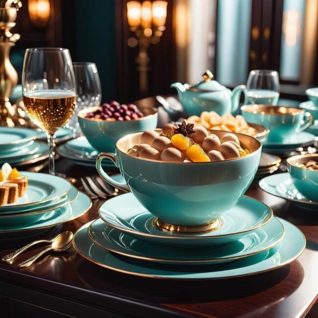 Dekoracyjne talerze na święta