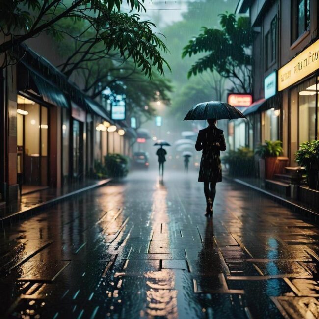 Deszcz we śnie symbolika