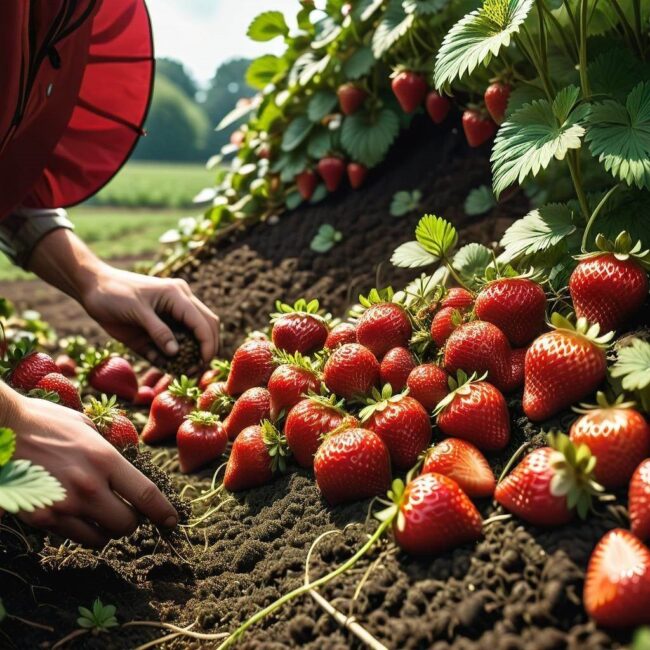 Ekologiczne metody ściółkowania truskawek
