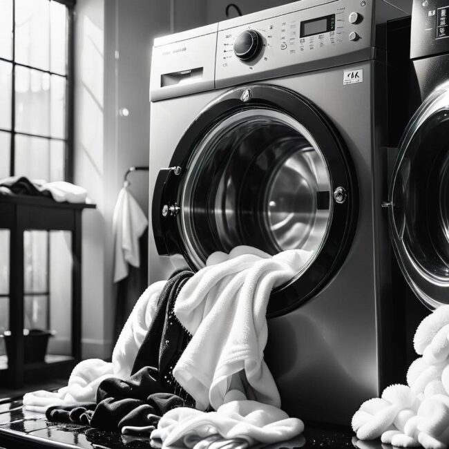 Jak chronić kolory podczas prania białych i czarnych ubrań