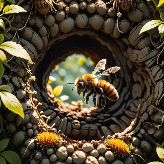 Jak przyciągnąć pszczółki do dziupli