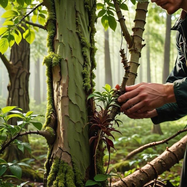Jak przygotować trzmielinę do szczepienia na pniu