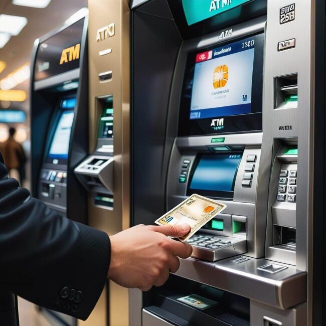 Jak rozpoznać miejsce na kartę w bankomacie