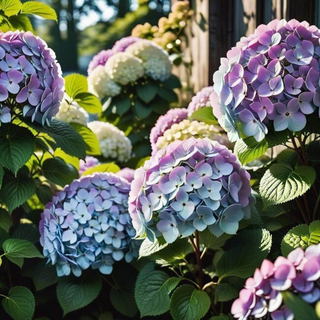 Jak stabilizować hortensje na podporze