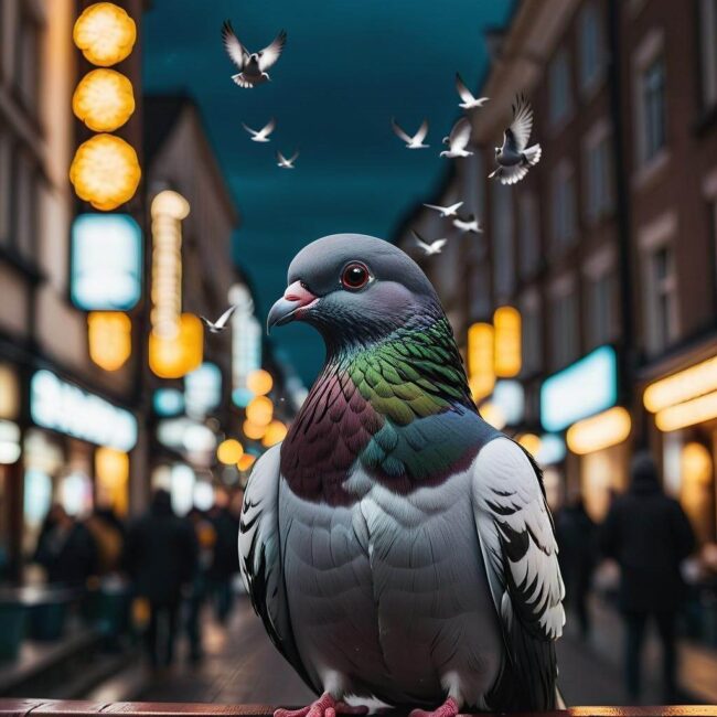 Jak unikać kolorów które stresują gołębie