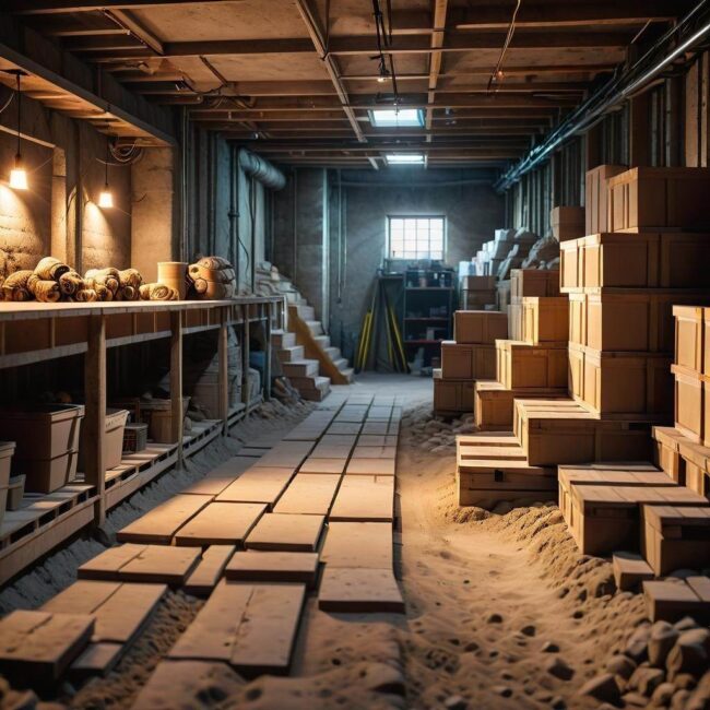 Koszt budowy piwnicy na 100m2