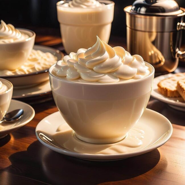 Kremowa porcelana do stołu