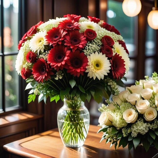 Kwiaty na 40 rocznicę małżeństwa