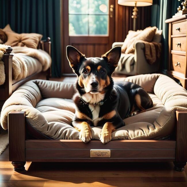 Legowisko dla psa na solidnych trwałych nóżkach