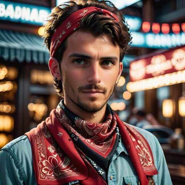 Modne zestawy z użyciem bandany