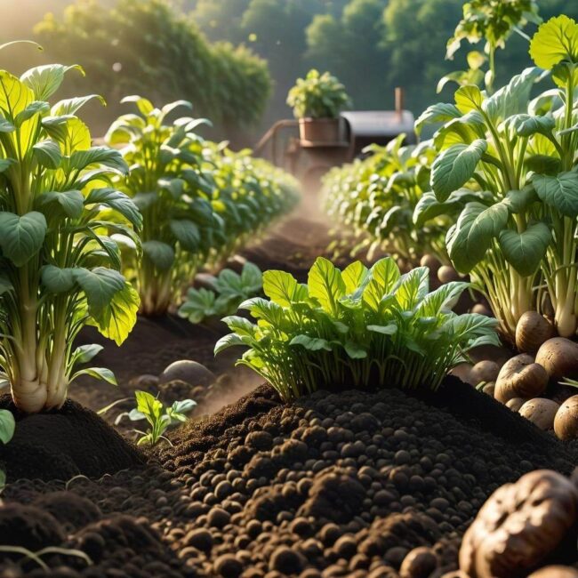 Nawozy roślinne z liści buraków