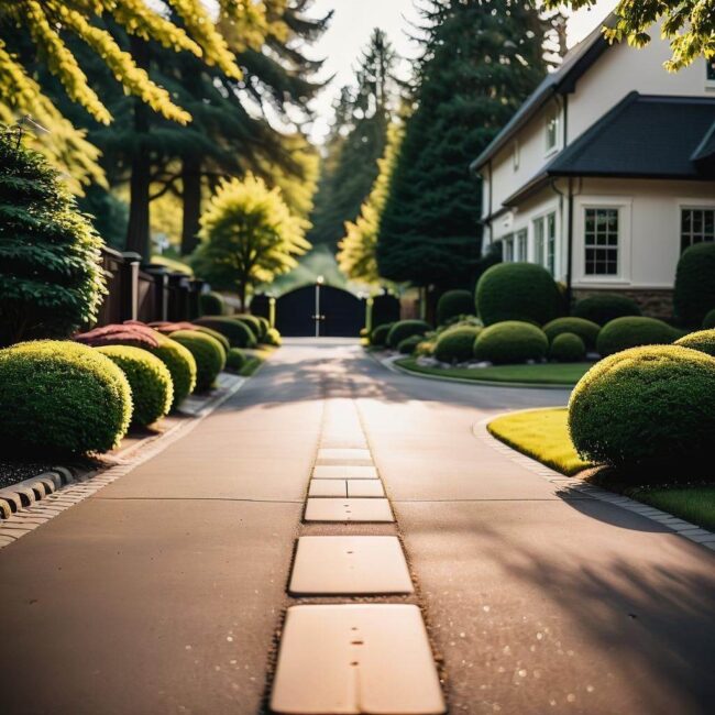 Podjazd z płyt chodnikowych a ekologia