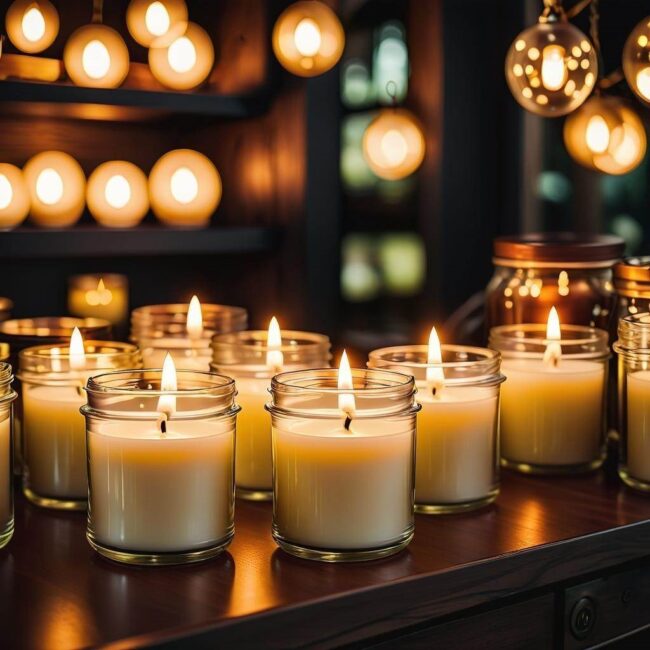 Pojemniki na świece na wieczór romantyczny