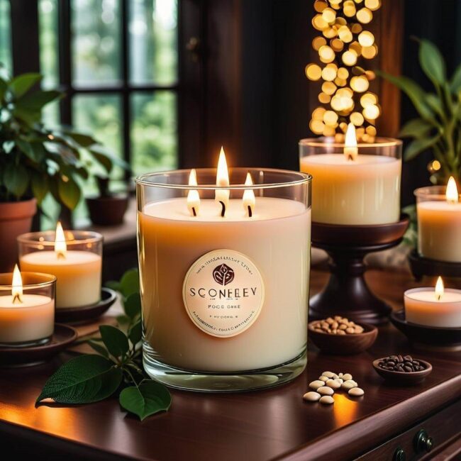 Pomarańczowa hortensja na pniu