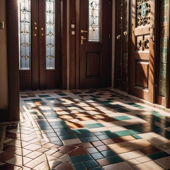 Proces uszczelniania szczelin wokół drzwi