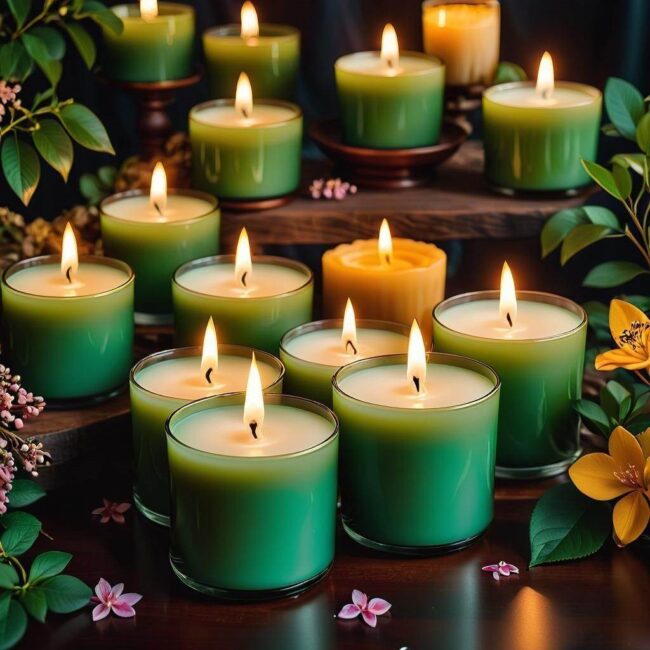 Przepis na świecę zapachową z wosku sojowego