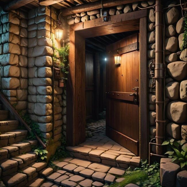 Sekretne wejście pod ziemią