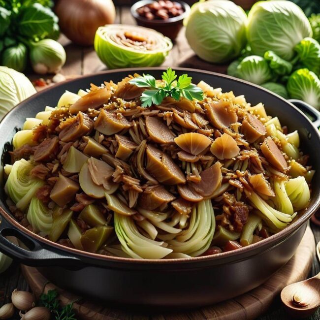 Smakowite danie z młodej kapusty