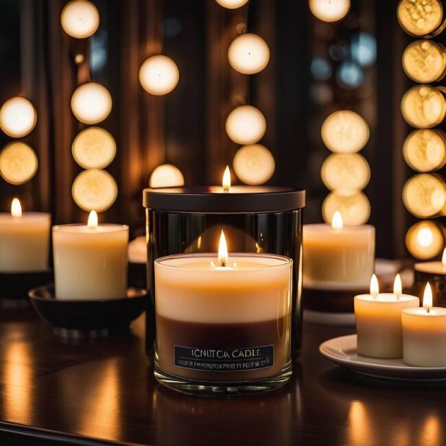 Świeca sojowa na prezent ślubny