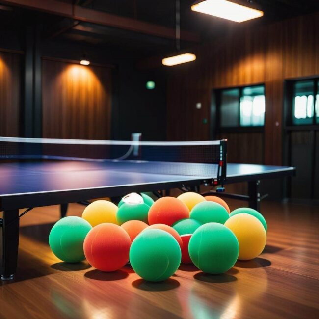 Trwałe piłeczki do tenisa stołowego