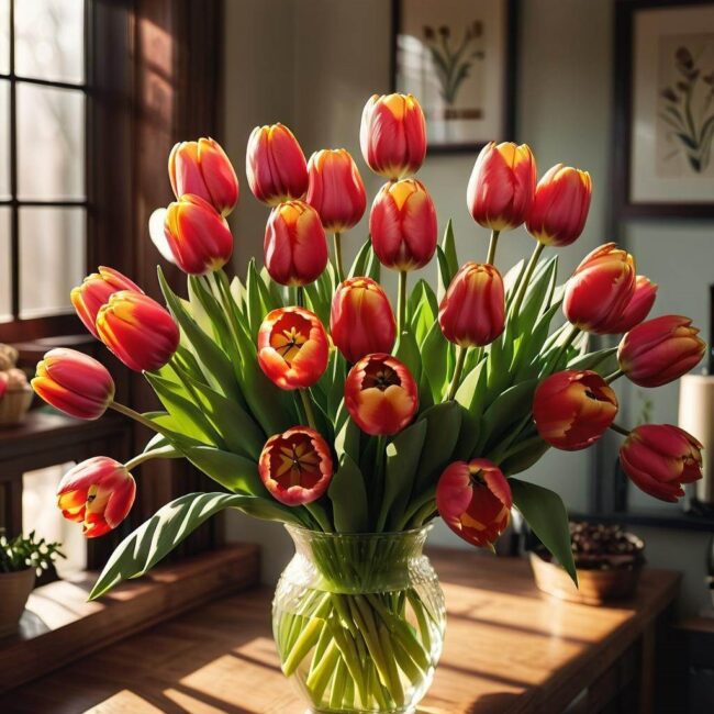 Tulipany do własnoręcznie zrobionego bukietu