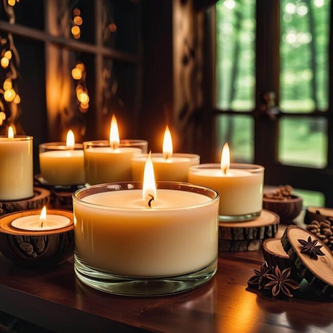 Wpływ wilgotności na palenie świc sojowych