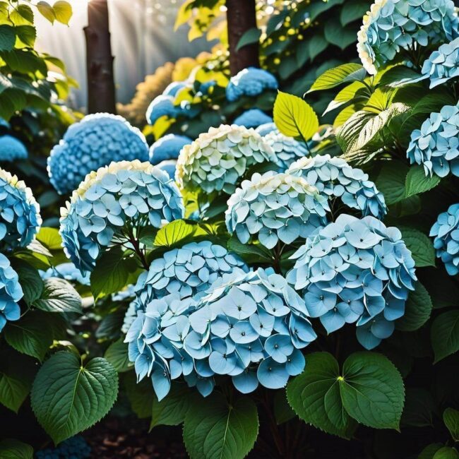 Zastosowanie ściółki jako osłony dla hortensji