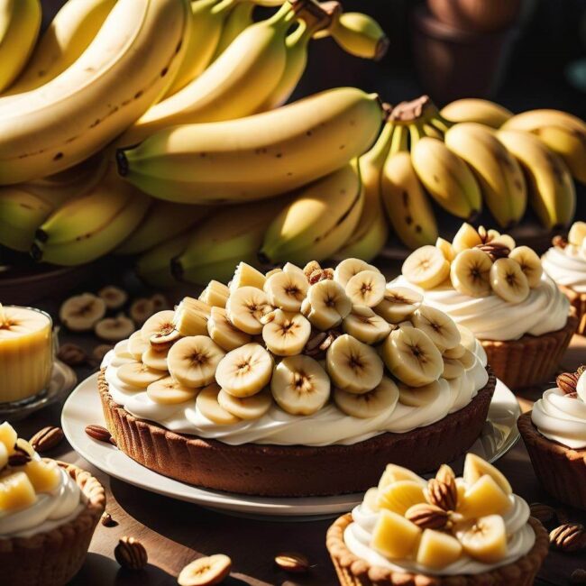 Zdrowy deser bananowy