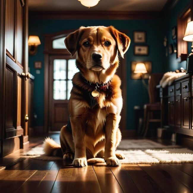 Znaki że twój pies znaczy teren w domu