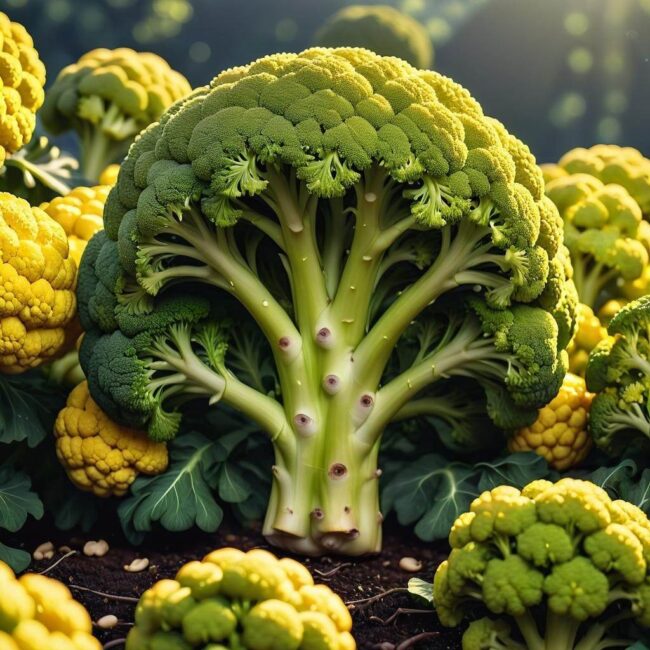 Żółty brokuł a zdrowie