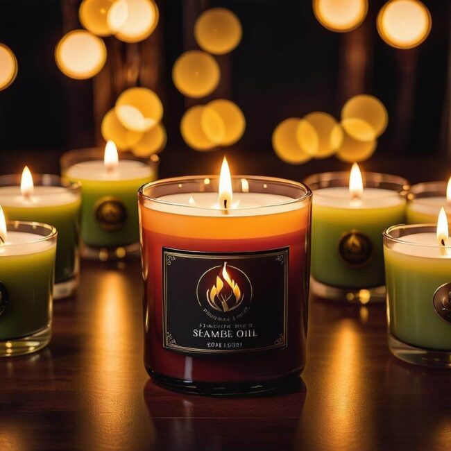 ile olejku zapachowego do świecy DIY